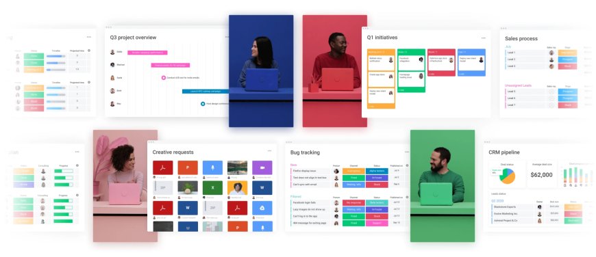 Monday.com: المنصة البصرية والتعاونية