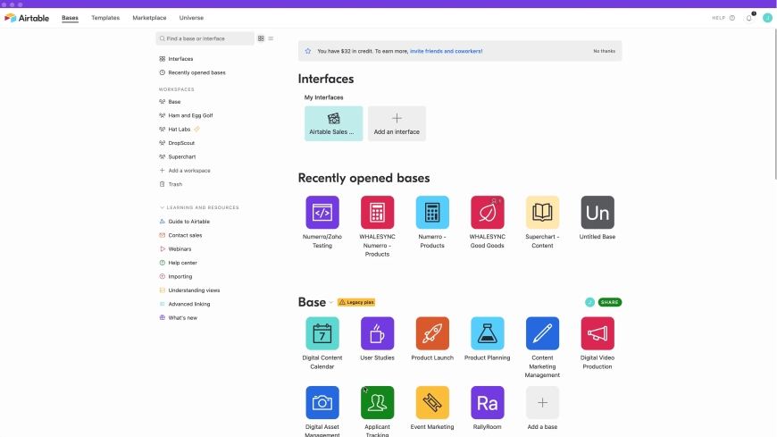 Airtable: قوة جداول البيانات ومرونة قواعد البيانات