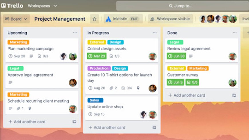 Trello: البساطة والكفاءة البصرية