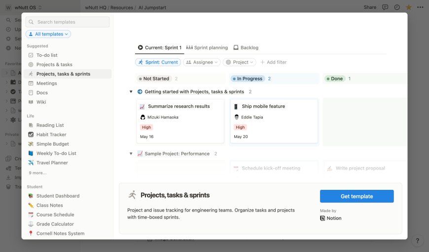 Notion كمحور لإدارة المعرفة