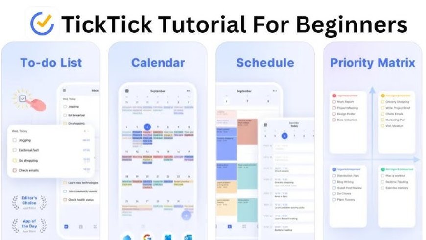 TickTick: إنتاجية شخصية وتخصيص مرن